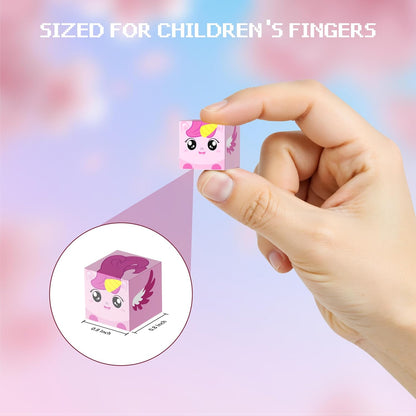 Magnetic Blocks - 150 PCS Magnets Game-Based Building Block for Ages 3,4,5,6,7,8,9,10,11 Kids Birthday Toy Sets Present, Stacking Cubes Construction Gift for Toddlers Boys & Girls, 0.8in