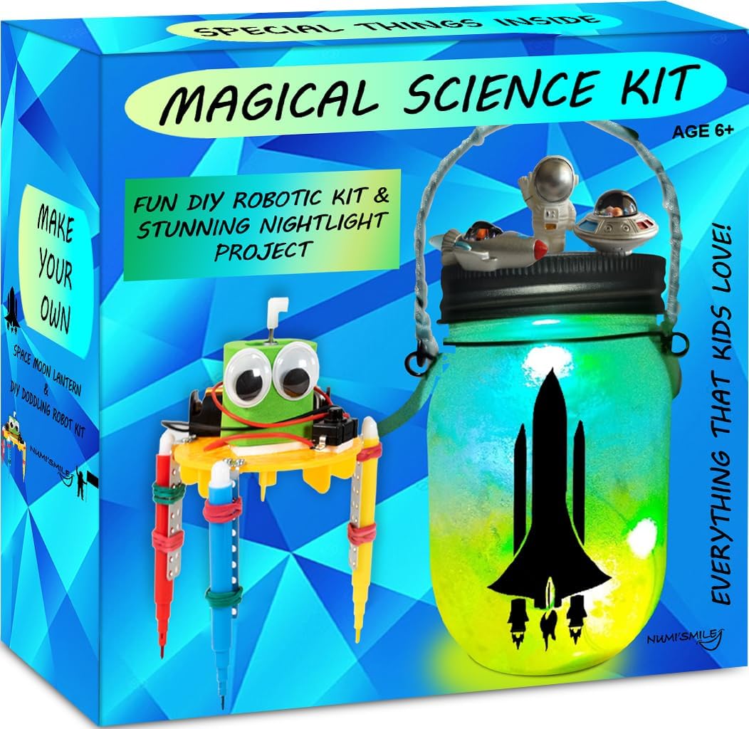 Science Robotics Kit STEM Toys for Boys, DIY Educational Arts and Crafts for Kids, Science Experiments Building Project, Best Birthday for Boys & Girls Age 8 9 10 11 12 Years Old
