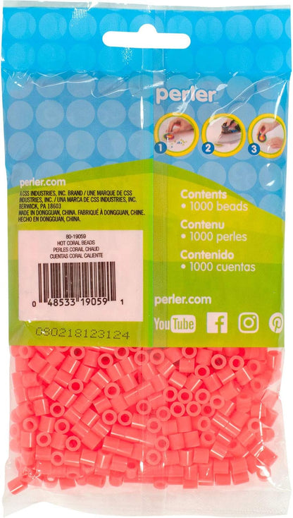 Perler Beads Fuse Beads for Crafts, 1000pcs, Yellow