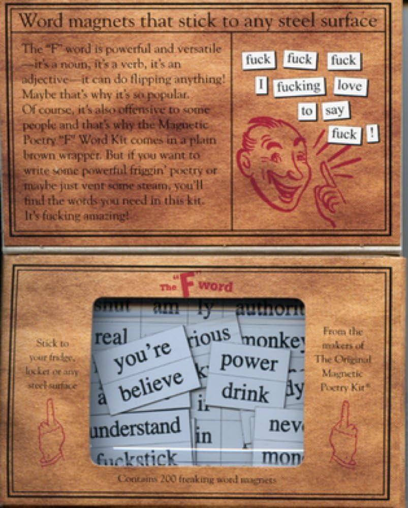 Bitch-Magnetic Poetry Kit