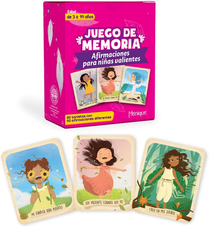 Menique Wild Animals Memory Matching Game – 80 Cards (40 Pairs) with Real Photos – Includes Educational Booklet with Animal Facts – Fun & Cognitive Game for Kids and Adults