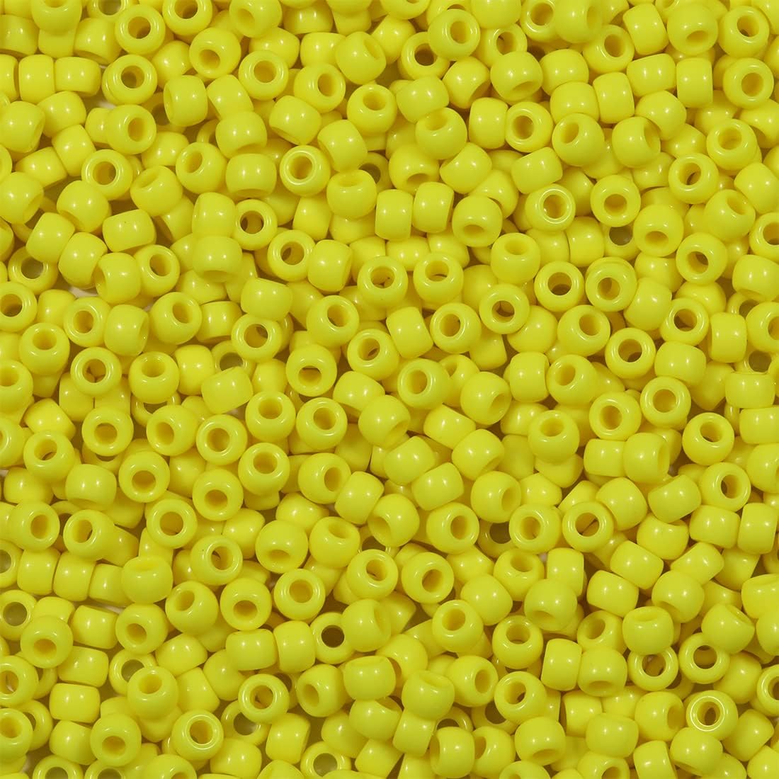 Bala&Fillic 6x9mm Army Green Pony Beads with Smooth Surface 1000pcs Crayon Color Craft Beads (Army Green)