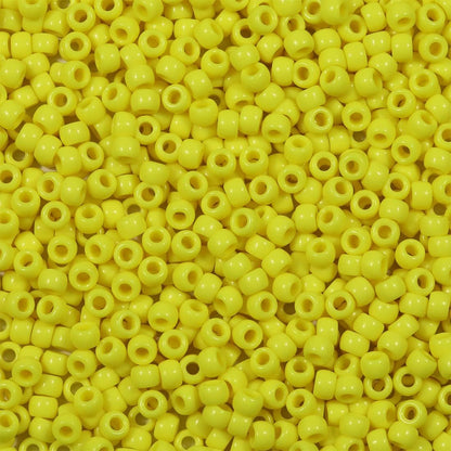 Bala&Fillic 6x9mm Army Green Pony Beads with Smooth Surface 1000pcs Crayon Color Craft Beads (Army Green)