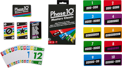 Mattel Games Phase 10 Card Game with 108 Cards, Makes a Great Gift for Kids, Family or Adult Game Night, Ages 7 Years and Older (Amazon Exclusive)