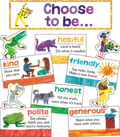 World of Eric Carle 43 pc Bundle of Math Bulletin Board Decorations, Numbers 0-20, Ten Frames, Counters, Place Value Math Manipulatives, Homeschool and Classroom Decor