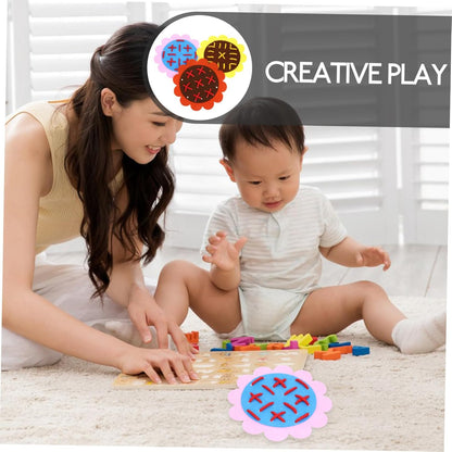 Uonlytech 1 Set Lacing Montessori Educational Cloth Lacing for Engaging Fine Motor Skills Activity Imaginative Play for Home and Classroom