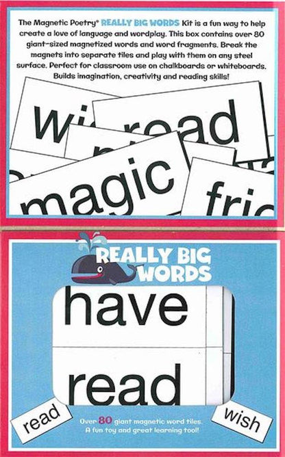 Magnetic Poetry - First Words Kit - Words for Refrigerator - Write Poems and Letters on The Fridge - Made in The USA