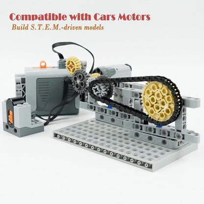 BroTex Technical-Parts-Beams-Gears Bricks Bulk Pins Connectors, Compatible with Car-Motors Accessories Building Blocks Sets MOC Buildings Toys for Adults Kids Age 6+ Toys