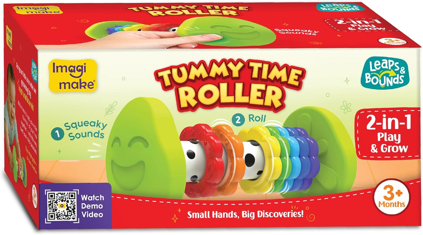 Imagimake Stacking Pots Toys | Leaps & Bounds 6+ Month Old Baby Toy | Learning Toy for Infant & Toddler | 5-in-1 Play & Learn | Stacking, Nesting, Pretend Play | First Birthday Gifts for Girls & Boys