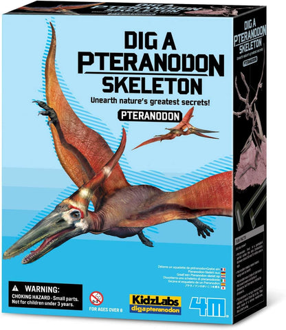 KidzLabs Dig a Pteranodon Skeleton Kit, Fossil Excavation Set, Ages 8+, 1 Piece