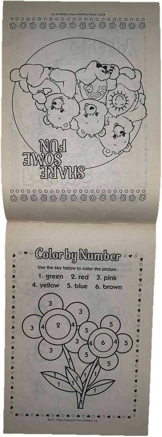 Care Bears Coloring and Activity Pad 3 Pack, Bear Time for All