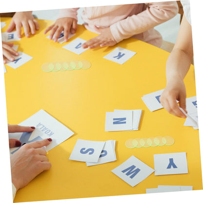 100pcs Plastic Bingo Chips Counting Tokens for Bingo Games and Math Learning Smooth Game Accessories for Family Fun and Parties
