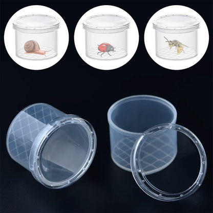 Coopay 20 Pcs Bug Jars Critter Insect Cage Magnifying Insect Box Bug Magnifier Container Catcher Cage, Science Nature Exploration Tools