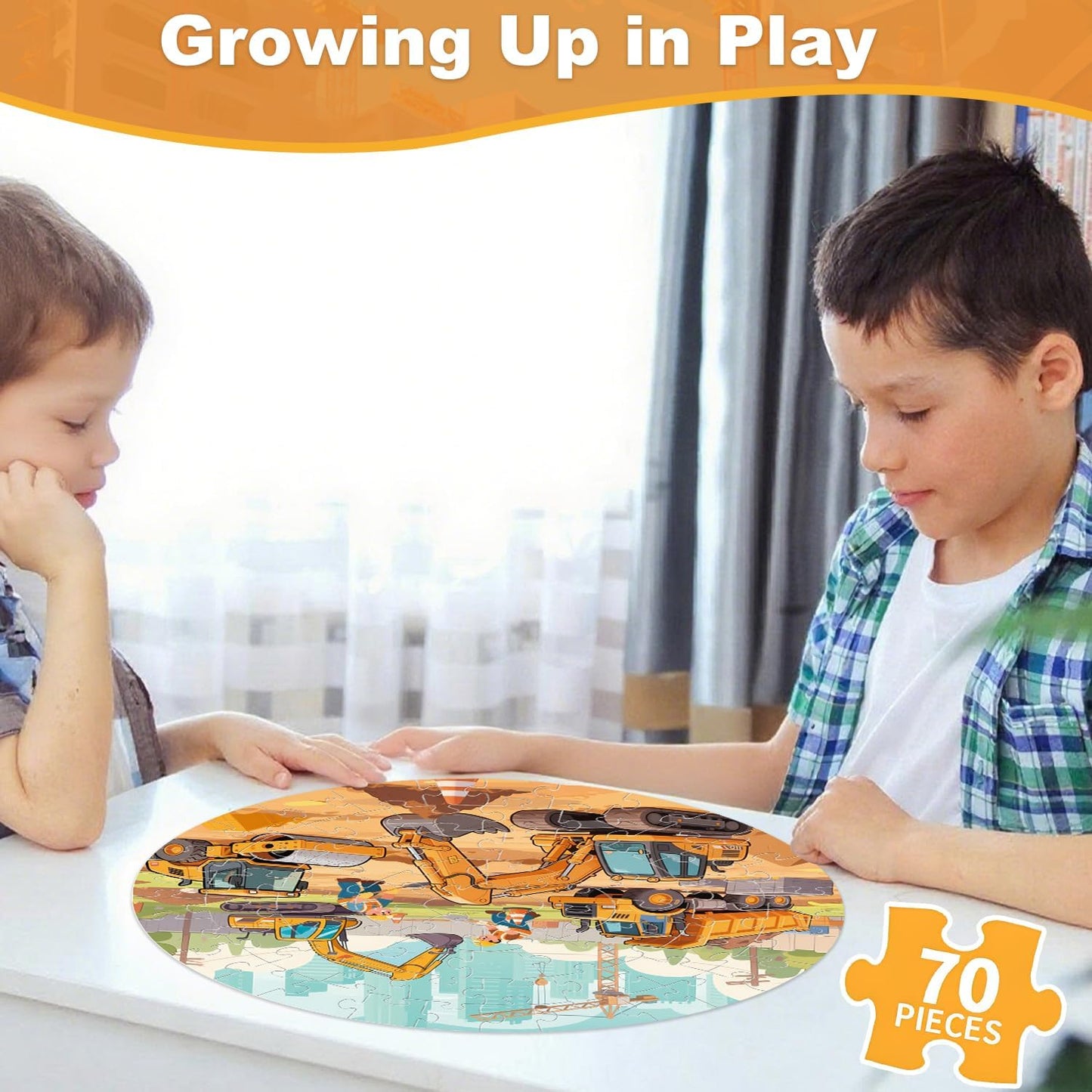 Floor Puzzles for Kids Ages 4-6 70 Piece Glow in The Dark Solar System Puzzles 3-5 Space Planets Toys Large Jigsaw Puzzle Learning Educational Toy Birthday Gift for Boys Girls Ages 6-8