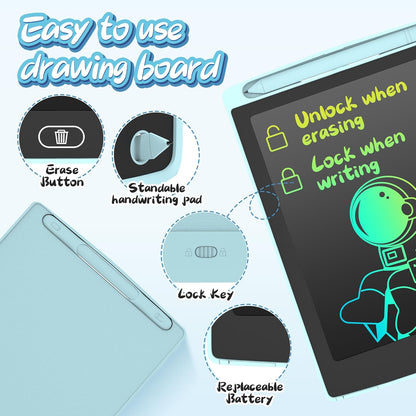 3 Pack LCD Writing Tablet, Colorful Toddler Drawing Tablet Doodle Board for Kids, Erasable Reusable Electronic Drawing Pad, LEYAOYAO Educational and Learning Toy for 3-6 Years Old Boy and Girl