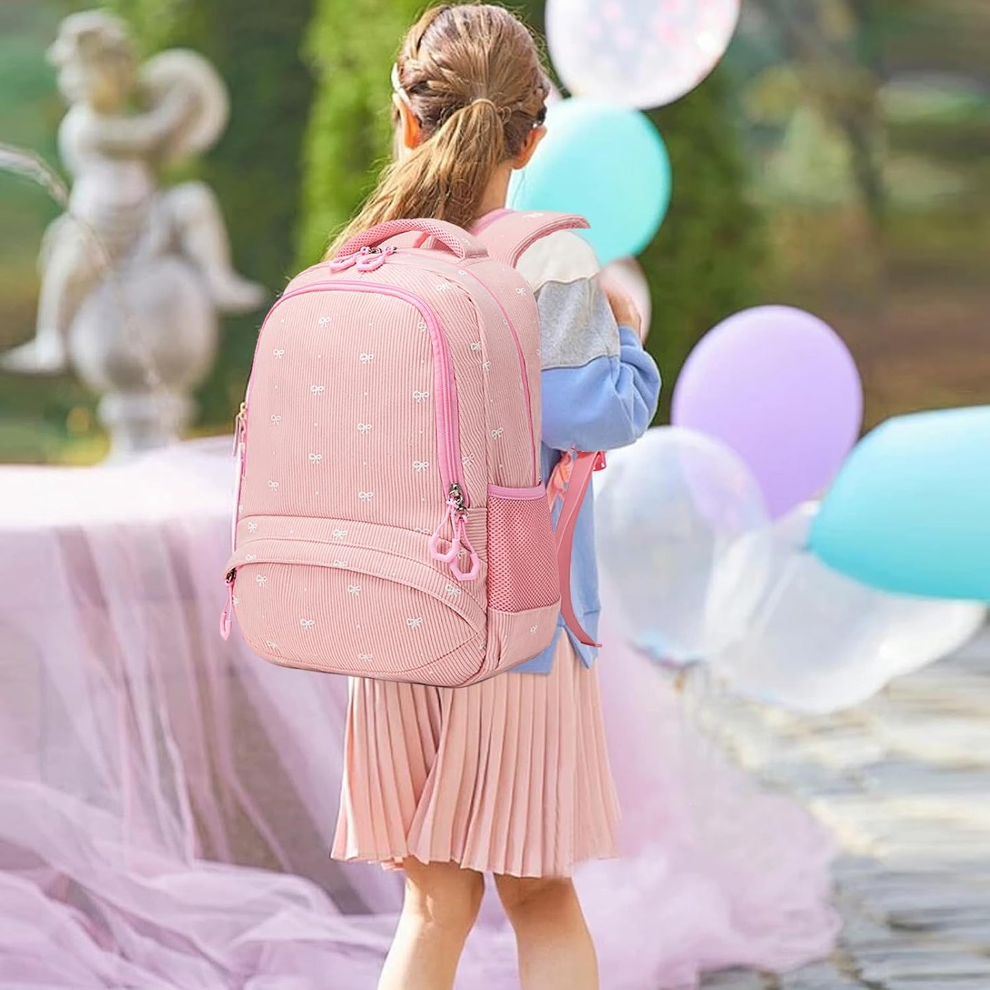 Girls Backpack for Elementary Unicorn Backpack Kids Backpack School Bookbag for Girls 3 in 1 Set Back to School