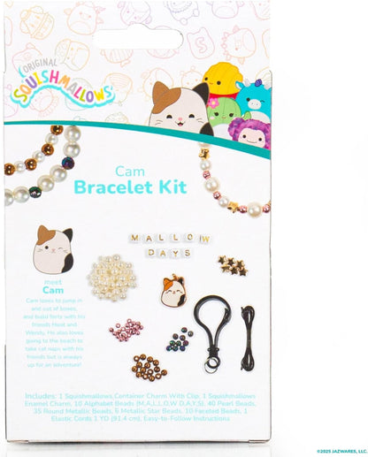 Original Squishmallows Archie The Axolotl Bracelet Kit, Friendship Bracelet Kit, Charm Bracelet Making Kit, Gifts for Girls, Squishmallows for Boys, Craft Kits