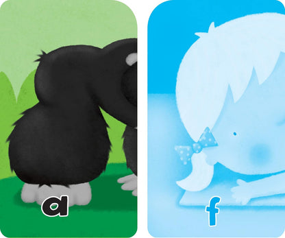 School Zone Get Ready Game Cards Three-Letter Words & Slapjack Farm 2-Pack: 108 Flash Cards, Preschool, Kindergarten, Spelling, Farm Animals, Word-Picture Association, Matching, Ages 4+