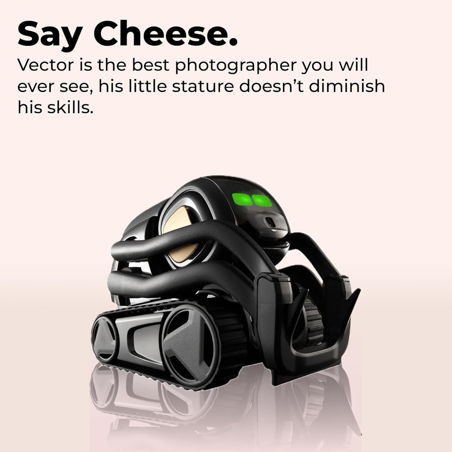 Anki Vector 2.0 AI ChatGPT Connected Robot Companion – Smart Autonomous Home Robot with Face Recognition and Voice Conversations - ChatGPT Subscription Required (Black)