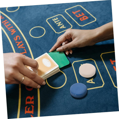 75Pcs Blank Game Chip Counting Markers for Teaching Aid Smooth Edges Safe Material for Games and Math Learning