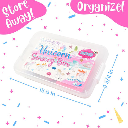 38 PCS Mermaid Sensory Bin with 2 lb Magic Sand, Ocean Molds & Treasure Accessories – Creative Sand Play Gift for Girls Ages 3–8