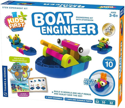Thames & Kosmos Kids First Aircraft Engineer | STEM | 32 Page Full-Color Illustrated Storybook | Ages 3+ | Preschoolers & Kindergartners | Develop Fine Motor Skills | Parents' Choice Gold Award