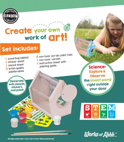 Works of Ahhh... Craft Set - Solar System Mobile Classic Wood Paint Kit