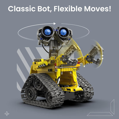 Mibido Robot Building Kit with Remote Control STEM Gifts for Kids Boys Ages 8-14, Technic Coding Robotic Toys for Teen‘s Birthday, Build 5in1 Models with 488 Pieces