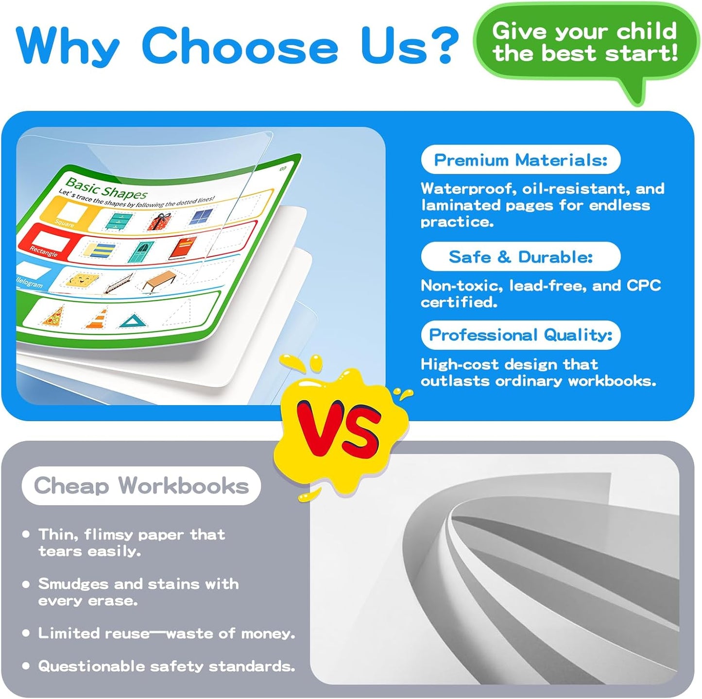 Preschool Learning Activities, Tracing Books for Kids Ages 3+, Toddler Handwriting Practice, Letter Tracing for Kids, Preschool Kindergarten Workbooks 3+, Learning Books for 3+ Years Old