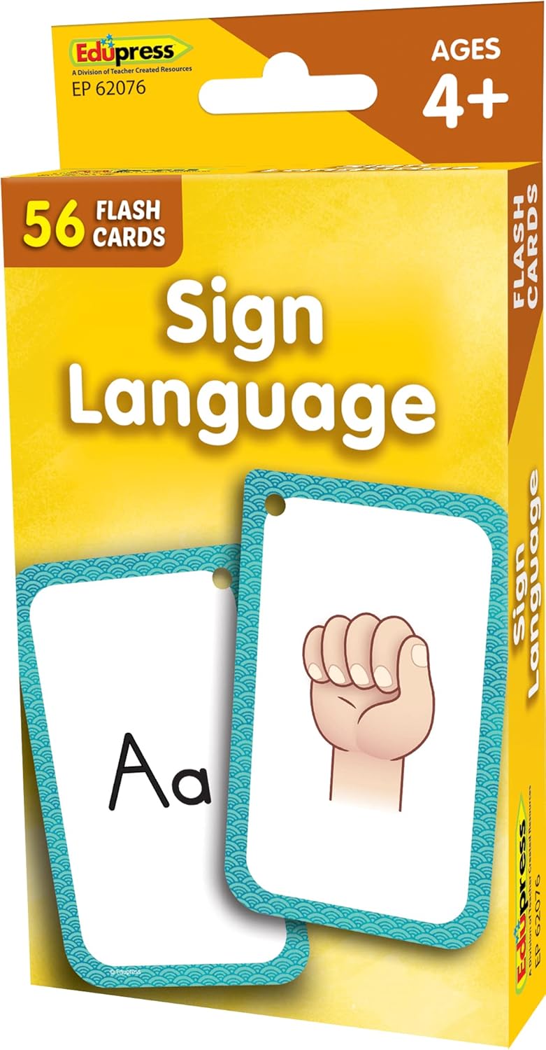 Sign Language Flash Cards (EP62076)