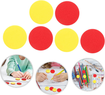 Yardwe 200pcs Round Math Counters for Educational Counting Chips Interactive Math Learning Discs for Classroom Activities Enhance Logical Thinking