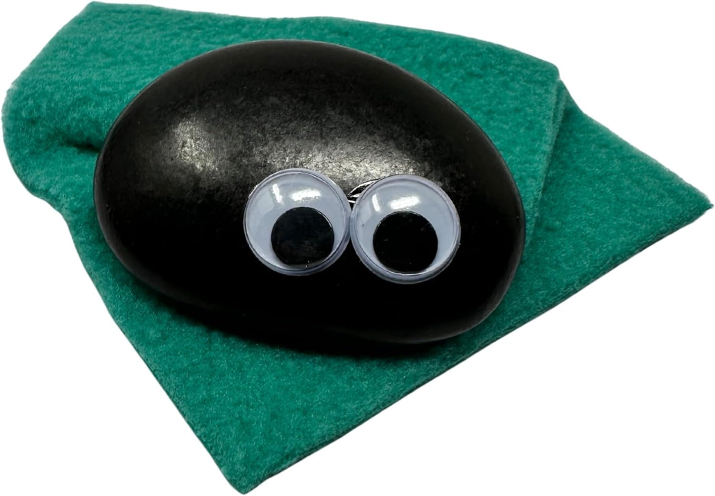 Rock Pet Adoption Kit Funny Novelty Gag Gift (Green Eyes)