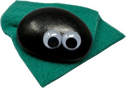 Rock Pet Adoption Kit Funny Novelty Gag Gift (Green Eyes)