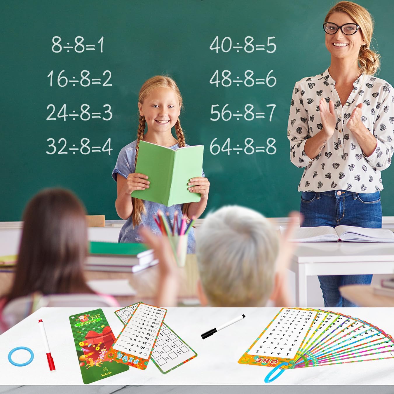 0-12 Multiplication Flash Cards, Large Math Table Flashcards, Multiplication Chart, Educational Times Table Flashcards for Classroom for 1st to 3rd Grades
