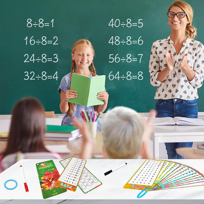 0-12 Multiplication Flash Cards, Large Math Table Flashcards, Multiplication Chart, Educational Times Table Flashcards for Classroom for 1st to 3rd Grades