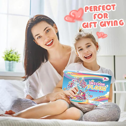 Jumbo Mermaid Floor Puzzle for Kids Ages 6-8 Year Old, Large Toddler Puzzle for Girls Ages 6 7 8 Year Old, Mermaid Girl Gift and Educational Toy for Birthday and Christmas