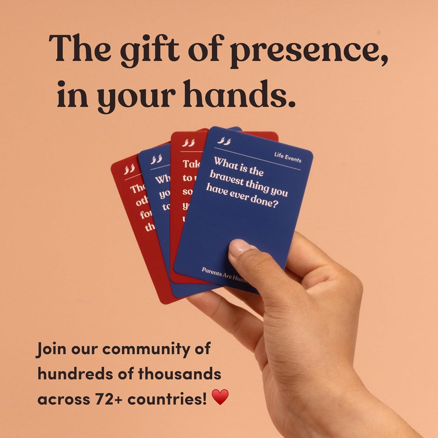 Parents Are Human, Relationship Cards, Get to Know Each Other Better, Parents, Families, Teens & Kids Relationship Building, Light & Deep Questions, 70 Questions & Activity Cards, English