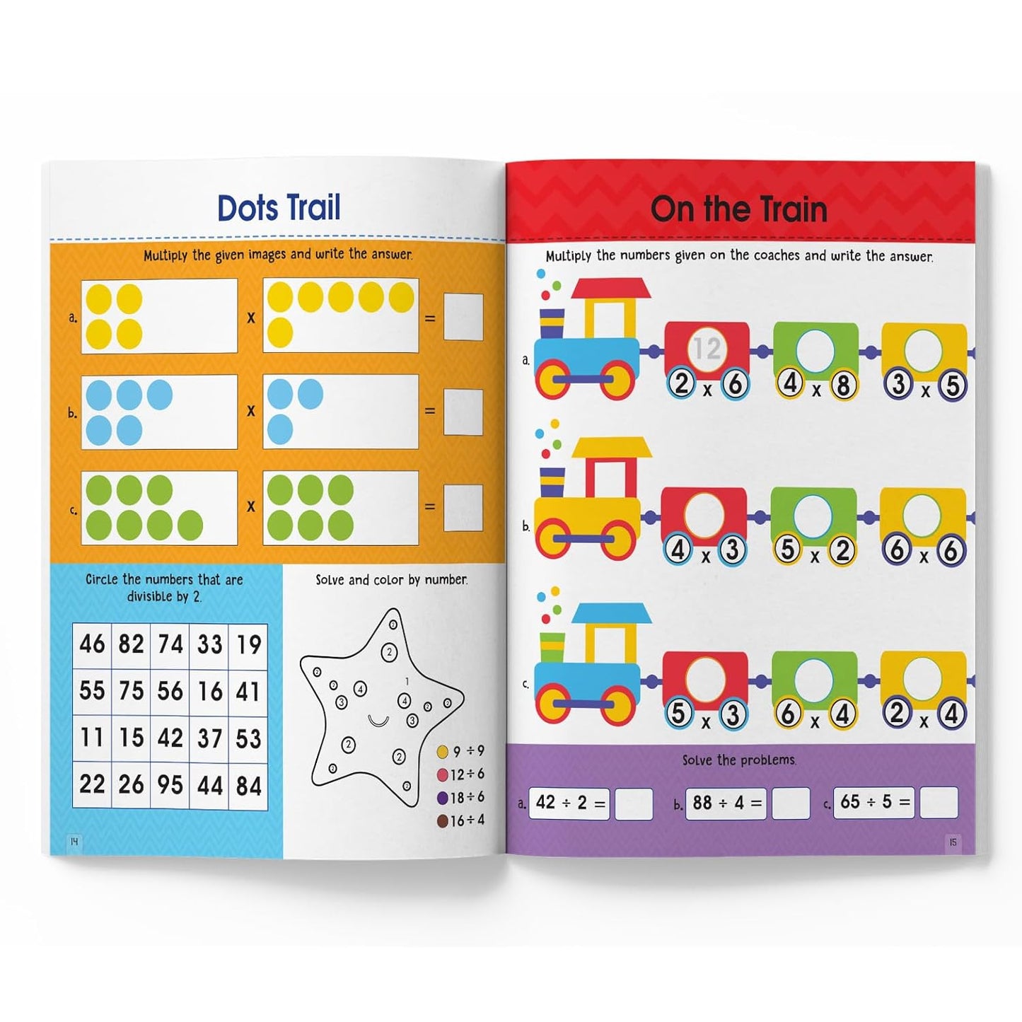 Multiplication and Division Activity Book For Children - 80+ Activities Inside