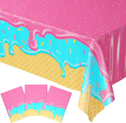 Blue Orchards Science Table Covers (Pack of 3) - 54"x108" XL - Science Birthday Party Decorations, Chemistry Party, Laboratory Theme Table Cloth