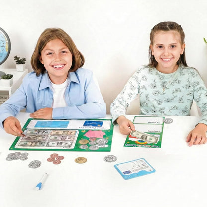 Simply magic 70 PCS Magnetic Money for Classroom - Play Money for Teaching, Money Manipulatives & Activities, Pretend Play Money for Kids, Money Magnets, Learning Coins, Bills - Toddler Money Games