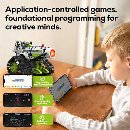 Robot Building Kit with APP/Remote Control STEM Gifts for Boys Age 8-16,Technic Coding Robotic Toys for Kids Birthday, Buildable 5in1 Models with 352+ Pieces