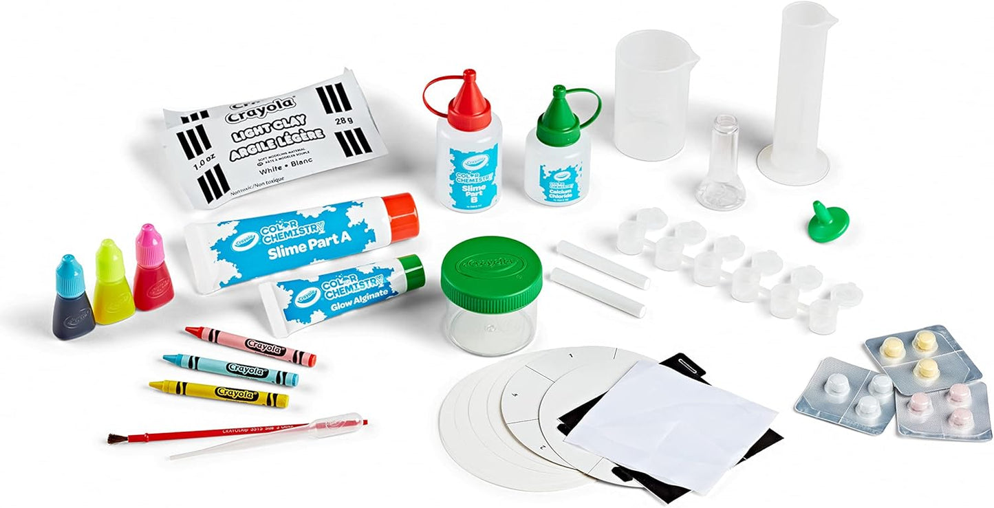 Crayola Color Chemistry Set (50 Experiments), Science Kit for Kids, STEM Toy for Kids, Gift for Boys & Girls, Ages 7, 8, 9
