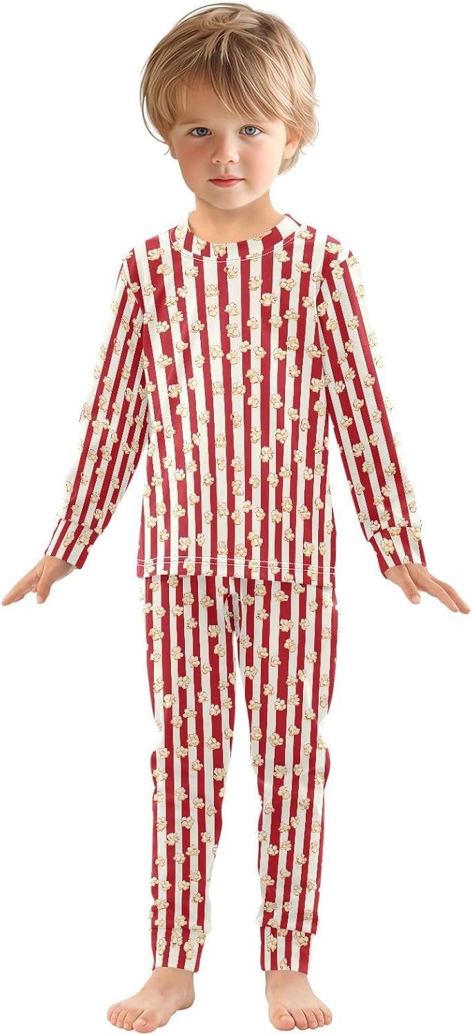 ALAZA Shark Starfish Palm Tree 2 Piece Pajama Set Long Sleeve Top and Pants Sleepwear Unisex - Colors B