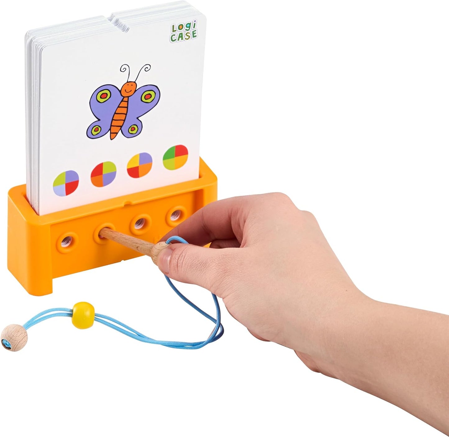 HABA Logic! CASE Starter Set 5+: Logic & Puzzle Game for Children from 5 Years Old, 1 Player Puzzle Game Travel Game on the Go - 2013042001