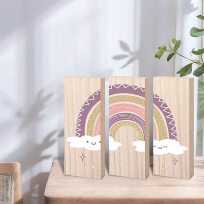 10 Pack Unfinished MDF Wood Rectangle Blocks, 3 x 10 Inch Wooden Blocks for Crafts, DIY Projects, and Custom Decor