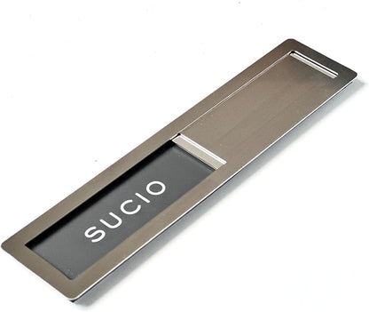 Kubik Letters Clean Dirty Magnet for Dishwasher, Premium Stainless Steel Grade 304, Kitchen Organizers and Storage Decor Accessories, Extra Adhesive Tapes Included.