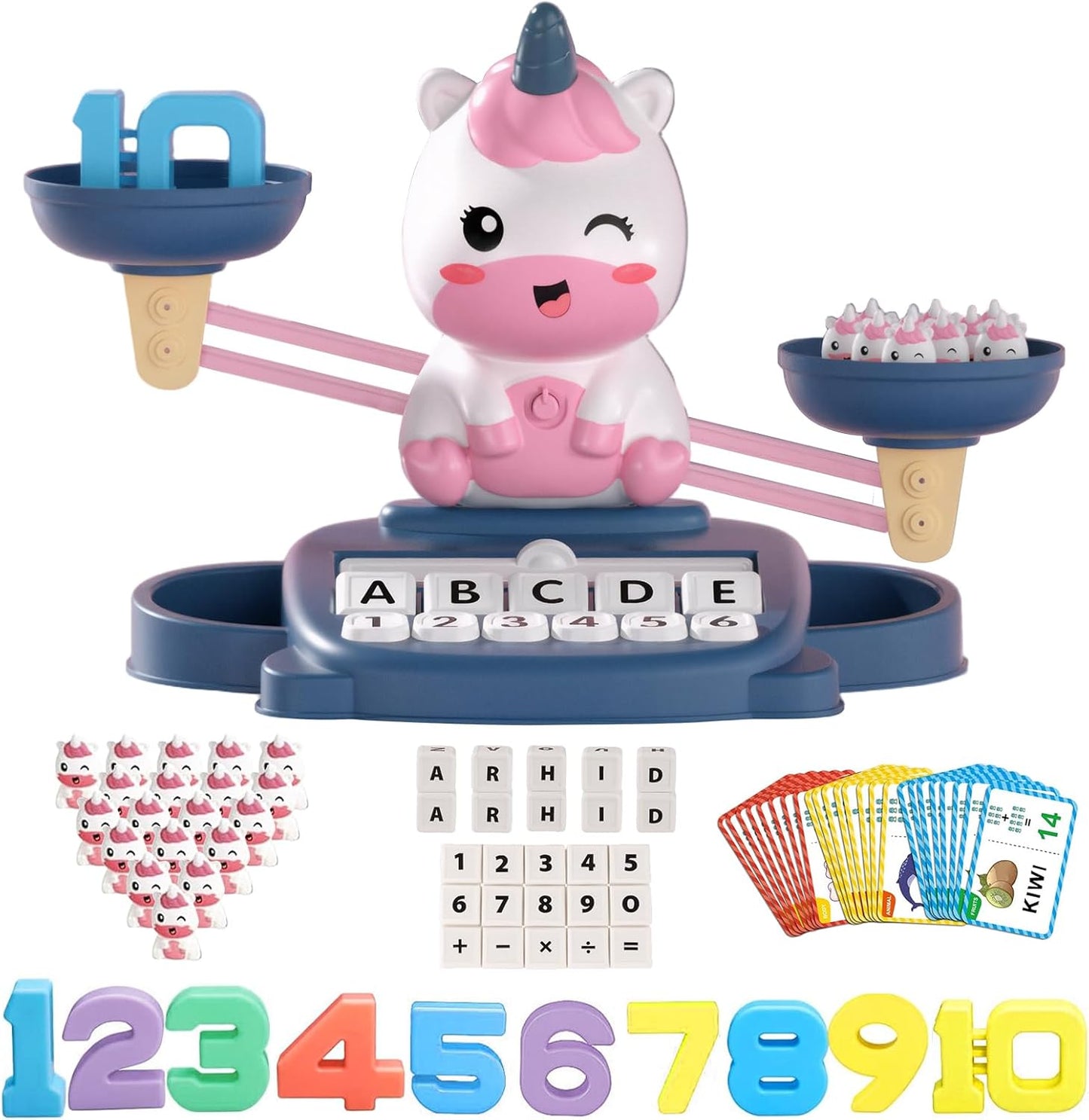 Snugzy Dinosaur Balance Counting Toys Math Game Montessori Toys Learning Games for Kids Educational Toy Gifts for Boys Girls Age 5-7