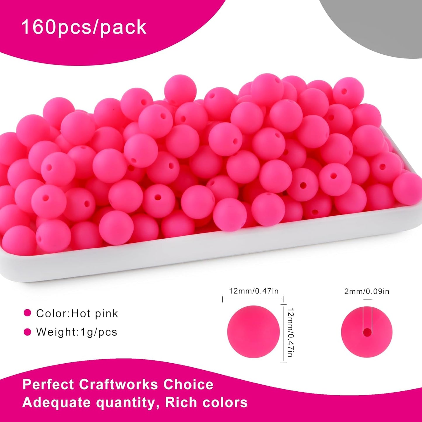 65Pcs 19mm Silicone Beads for Keychain Making Bracelet Necklace, Bulk Round Silicone Beads for Pens（Christmas Green） - Colors B