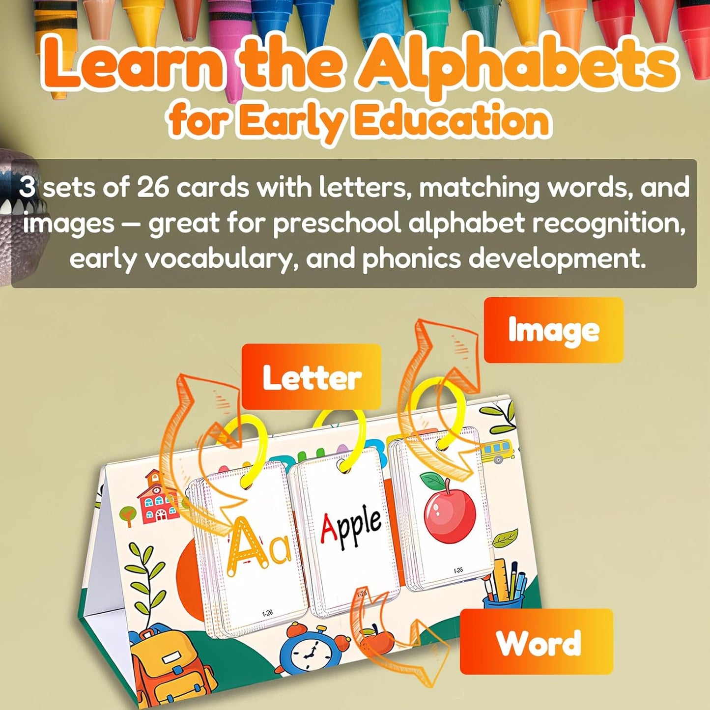 Kids Learning Calendar Set - Sentence Building Pocket Chart, Descriptive Word Games Flash Cards for Phonics Practice, Puzzle Pocket Chart for Classroom Homeschool Kindergarten (Sentence)