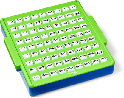 hand2mind Division Practice Board, Math Facts Games, Elementary Math Manipulatives, Educational Toys, Kids Learning Toys, Number Centers for Classroom, Division Chart Learning Activities